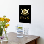 Gesegnet sei Dreifach-Mond-Göttin Foliendrucke (Ablage(Küche))