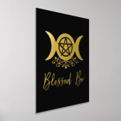 Gesegnet sei Dreifach-Mond-Göttin Foliendrucke (Ablage )