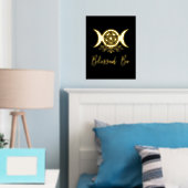 Gesegnet sei Dreifach-Mond-Göttin Foliendrucke (In Situ (Schlafzimmer))