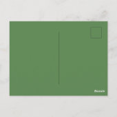 "Gesegnet sei" Dreifache Mondblüte   Postkarte (Rückseite)