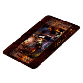 Gesegnet sei Magickal Hexe Flexi Magnet (Linke Seite)