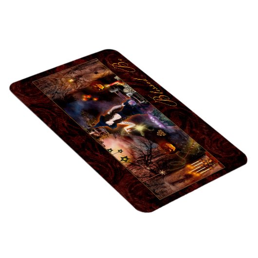 Gesegnet sei Magickal Hexe Flexi Magnet (Rechte Seite)