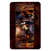 Gesegnet sei Magickal Hexe Flexi Magnet (Vertikal)