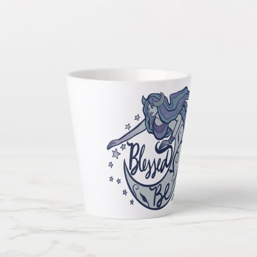 Gesegnet sei Moon Goddess Milchtasse (Vorderseite)