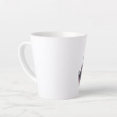 Gesegnet sei Moon Goddess Pagan Art Milchtasse (Linke Ecke)