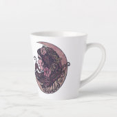 Gesegnet sei Moon Goddess Pagan Art Milchtasse (Rechts)