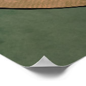 Gesegnet sei Moon Goddess Pagan Art Poster (Ecke)