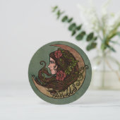 Gesegnet sei Moon Goddess Pagan Einladung (Stehend Vorderseite)