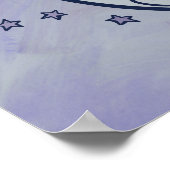 Gesegnet sei Moon Goddess Poster (Ecke)