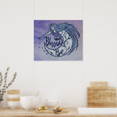 Gesegnet sei Moon Goddess Poster (Küche)