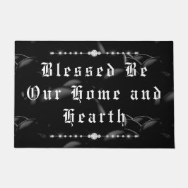 Gesegnet sei Zuhause und Hearth Fußmatte