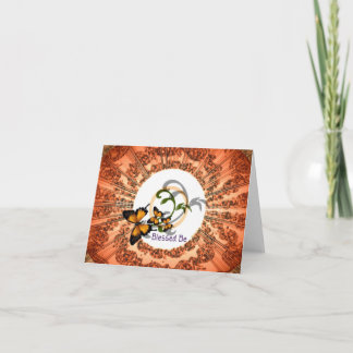 gesegnet seien Sie Ermutigung Karte