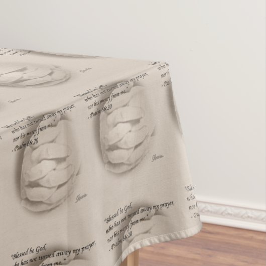 Gesegnet seien Sie Gott Tischdecke (Beispiel)