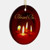 Gesegnet seien Sie… Keramikornament (Rechts)
