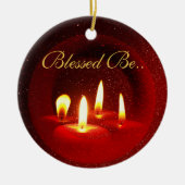 Gesegnet seien Sie… Keramikornament (Vorne)