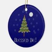 Gesegnet seien Sie Keramikornament (Links)