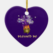 Gesegnet seien Sie Keramikornament (Vorne)