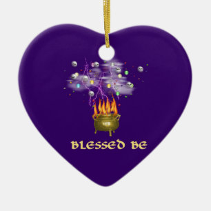 Gesegnet seien Sie Keramikornament