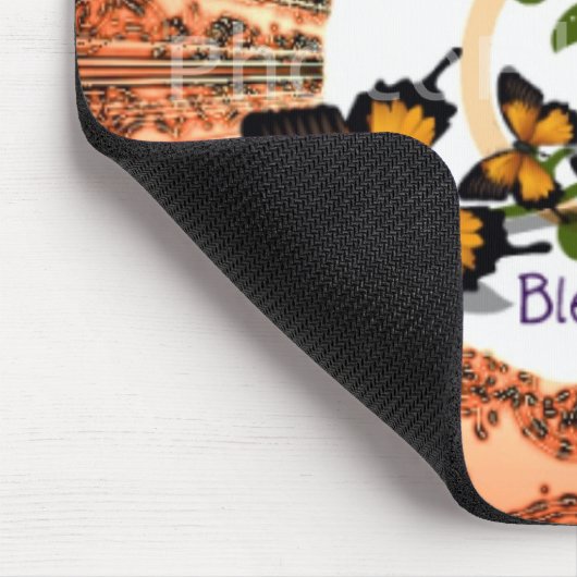 gesegnet seien Sie Mausunterlage Mousepad (Ecke)