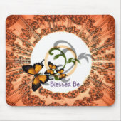 gesegnet seien Sie Mausunterlage Mousepad (Vorne)
