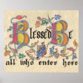 Gesegnet sein alle, die hier Poster eingeben (Vorne)