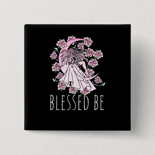 gesegnet sein button (Vorderseite)