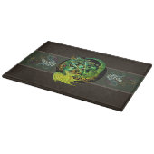 Gesegnet sein Jugendstil Pentagramm Dragon Schneidebrett (Ecke)