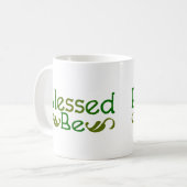 gesegnet sein kaffeetasse (Vorderseite Links)