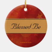 Gesegnet sein magische Nacht Hexe Ornament (Hinten)