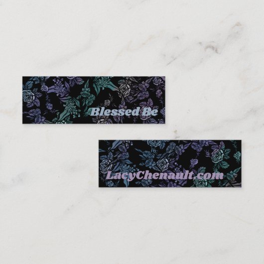 gesegnet sein mini visitenkarte (Vorne/Hinten)