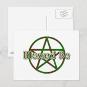 gesegnet sein postkarte (Vorne/Hinten)