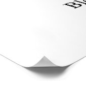 Gesegnet sind barmherzig poster (Ecke)