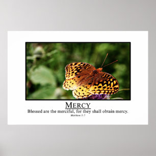 Gesegnet sind barmherzig poster