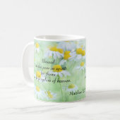 Gesegnet sind die Armen im Geist - Matthew 5:3 Kaffeetasse (Vorderseite Links)