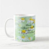 Gesegnet sind die Armen im Geist - Matthew 5:3 Kaffeetasse (Links)