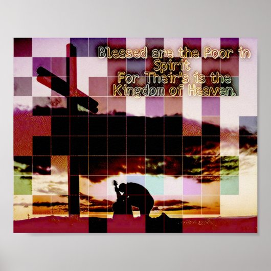 Gesegnet sind die Armen im Geist Poster (Vorne)
