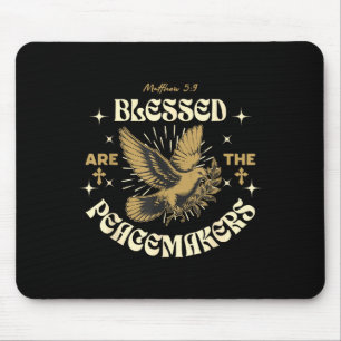 Gesegnet sind die Friedensstifter Matthäus 5 9 Chr Mousepad