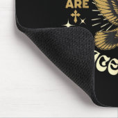 Gesegnet sind die Friedensstifter Matthäus 5 9 Chr Mousepad (Ecke)