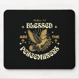 Gesegnet sind die Friedensstifter Matthäus 5 9 Chr Mousepad