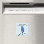 Gesegnet sind die Meek Bluebird Magnet (In Situ (Geschirrspüler))
