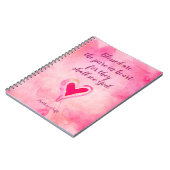 Gesegnet sind die reinen im Herzen - Matthew 5:8 Notizblock (Linke Seite)