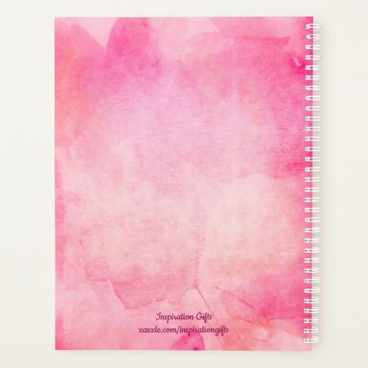 Gesegnet sind die reinen im Herzen - Matthew 5:8 Planer (Rückseite)