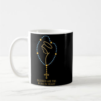 Gesegnet sind die Reinherzigen Katholisch Gesegnet Kaffeetasse