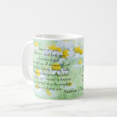 Gesegnet sind die Verfolgten - Matthew 5:11,12 Kaffeetasse (Vorderseite Links)