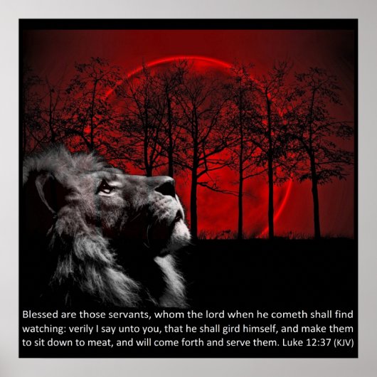 Gesegnet sind diejenigen, die auf den Herrn warten Poster (Vorne)