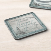 Gesegnet sind diejenigen, die Cork Untersetzer Set (Linke Seite)