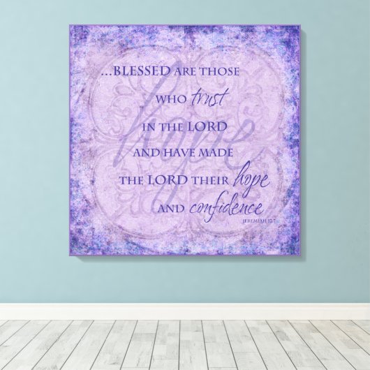 Gesegnet sind diejenigen, die der Leinwand des Her (Insitu (Holzboden))