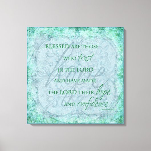 Gesegnet sind diejenigen, die der Leinwand des Her (Vorderseite)