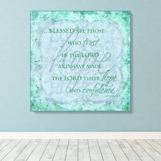 Gesegnet sind diejenigen, die der Leinwand des Her (Insitu (Holzboden))