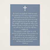 Gesegnet sind diejenigen, die Foto-Gebetskarte tra (Rückseite)